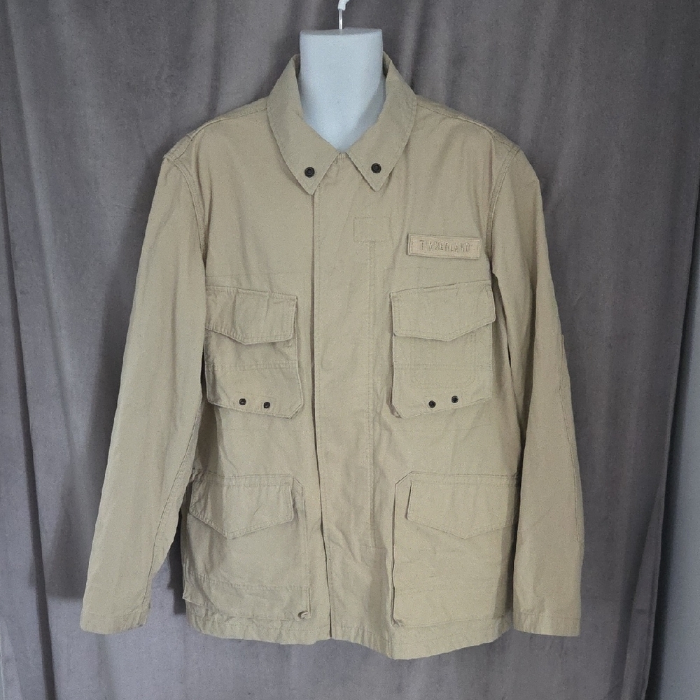 Timberland Vintage? Size Large Tan Military Field Jacket